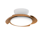 Mantra Aloha Modern Led Ceiling Fan Light White/Wood With Remote Control