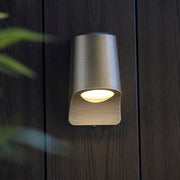 Thorlight Barka LED Downward Facing Exterior Wall Light In Antique Brass - 2700K