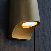 Thorlight Barka LED Downward Facing Exterior Wall Light In Antique Silver - 2700K