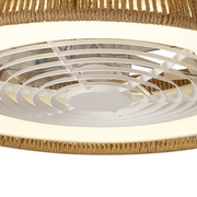 Mantra Polinesia Rope Dimmable Led Fan Light Light C/W Remote - 2700K - 5000K