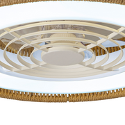 Mantra Polinesia Rope Mini Dimmable Led Fan Light Light C/W Remote - 2700K - 5000K