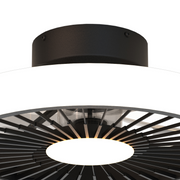 Mantra Turbo Modern Led Ceiling Fan Light Black With Remote Control