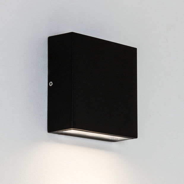 Astro Elis Single Textured Black Downward Facing Led Exterior Wall Light - 3000K, IP54