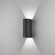Astro Dunbar 255 Textured Black Exterior LED Wall Light - IP65 3000K