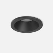 Astro Minima Matt Black Round Fixed Bathroom Downlight - IP65