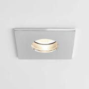 Astro Obscura Polished Chrome Square LED Bathroom Downlight - IP65 2700K