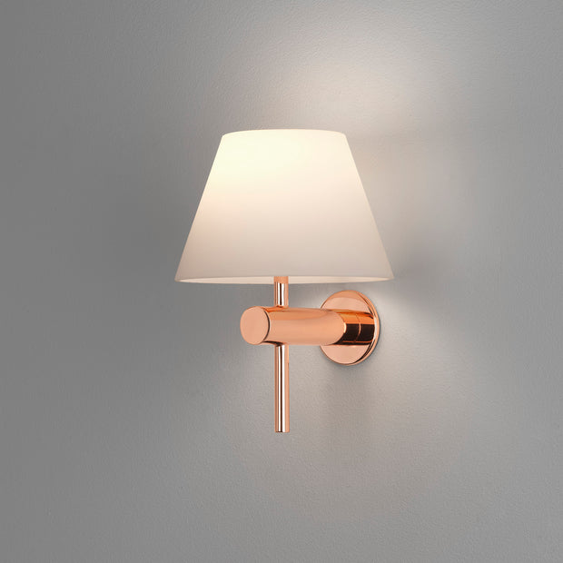 Astro Roma Polished Copper Bathroom Wall Light - IP44