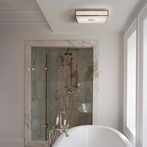 Astro Mashiko Classic 300 Square Polished Chrome Bathroom Ceiling Light - IP44
