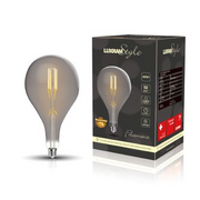 4W LED Classic Style Smoke Finish Dimmable Lamp - E27, 2100K
