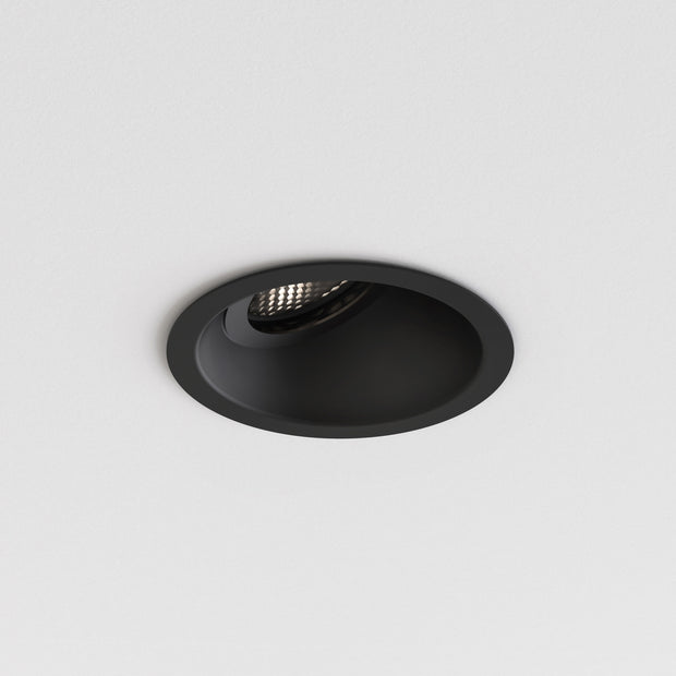 Astro Minima Slimline 25 Matt Black Fire-Rated Bathroom Downlight - IP65