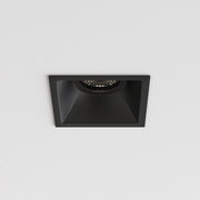Astro Minima Slimline Matt Black Square Fixed Fire-Rated Bathroom Downlight - IP66