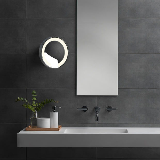 Astro Catena LED Polished Chrome Adjustable Bathroom Mirror Light - IP44 3000K