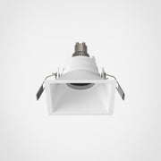 Astro Minima Slimline Matt White Square Fixed Fire-Rated Bathroom Downlight - IP65