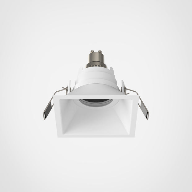 Astro Minima Slimline Matt White Square Fixed Fire-Rated Bathroom Downlight - IP65