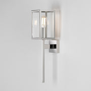 Astro Coach 100 Polished Stainless Steel Exterior Wall Light COmplete With Clear Glass - IP44