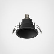 Astro Minima Slimline Matt Black Round Fixed Fire-Rated Bathroom Downlight - IP65