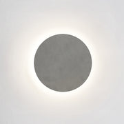 Astro Eclipse Round 300 Matt Concrete Led Exterior Wall Light - 3000K