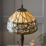 Interiors 1900 Ashtead 2 Light Tiffany Table Lamp - 63915