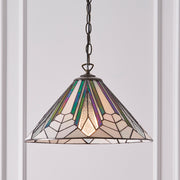 Interiors 1900 Astoria Single Tiffany Pendant Light - 63937