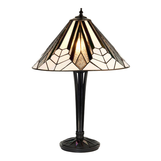Interiors 1900 Astoria 2 Light Tiffany Table Lamp - 63939