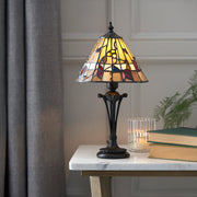 Interiors 1900 Bernwood 1 Light Tiffany Table Lamp - 63950