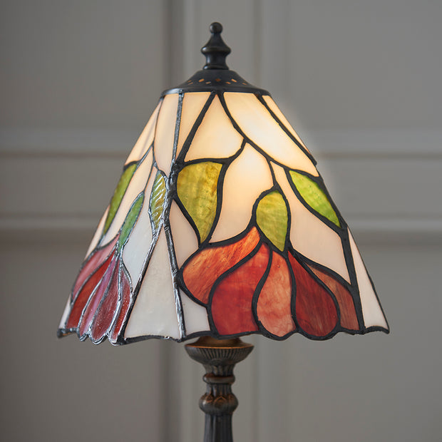 Interiors 1900 Botanica 1 Light Tiffany Table Lamp - 63963