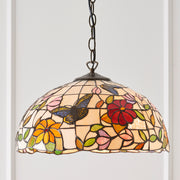 Interiors 1900 Butterfly Single Tiffany Pendant Light - 63994
