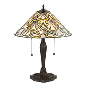 Interiors 1900 Dauphine 2 Light Tiffany Table Lamp - 64055