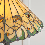 Interiors 1900 Jamelia 2 Light Tiffany Floor Lamp - 64192