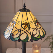Interiors 1900 Jamelia 1 Light Tiffany Table Lamp - 64195