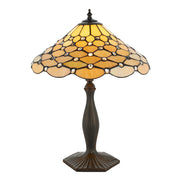 Interiors 1900 Pearl 1 Light Tiffany Table Lamp - 64301