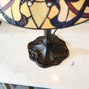 Interiors 1900 Ruban 2 Light Tiffany Table Lamp - 64321