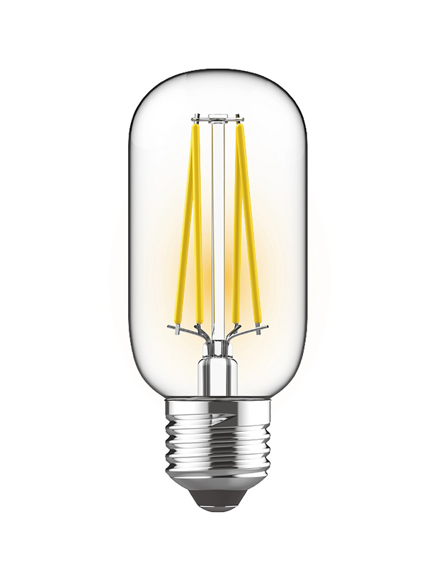 4W LED Classic Deco Clear Dimmable T45 Lamp With Decorative Filament - E27, 4000K