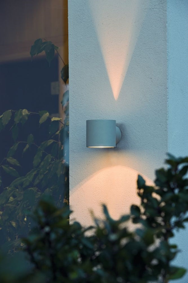 Konstsmide Modena Grey Up And Down Exterior Wall Light