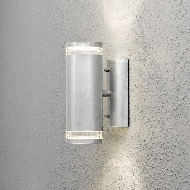 Konstsmide Modena Galvansied Up And Down Exterior Wall Light