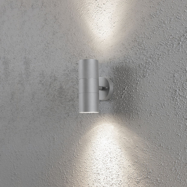 Konstsmide Modena Grey Exterior Up And Down Wall Light