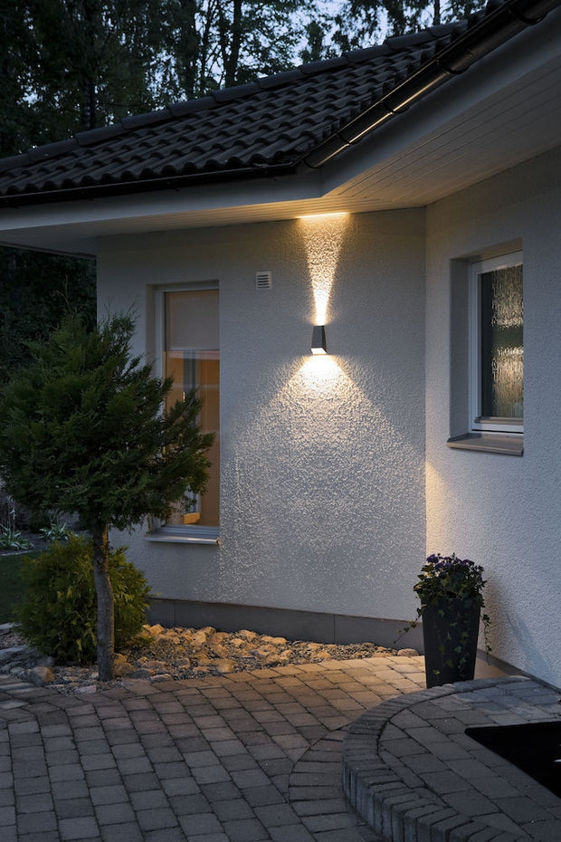 Konstsmide Imola Anthracite Exterior Led Up And Down Light