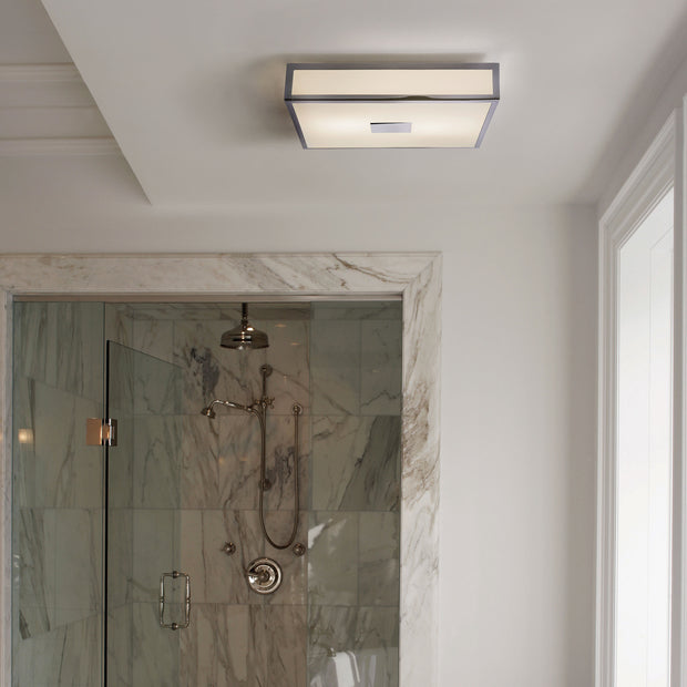 Astro Mashiko 400 Square Polished Chrome Bathroom Ceiling Light - IP44