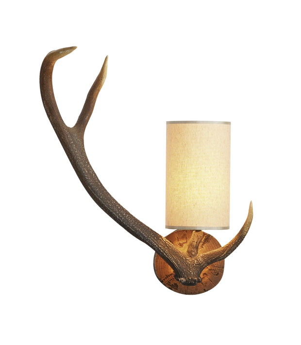 David Hunt Antler ANT0729L Left Wall Light Complete With Shade