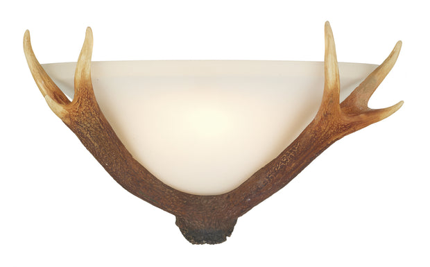 David Hunt Antler ANT07 Flush 1 Light Wall Washer Complete With Glass