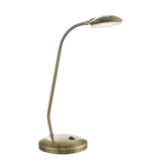 Dar Aria ARI4075 Antique Brass LED Task Lamp