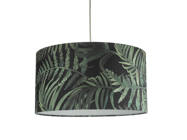 Dar Bamboo BAM8655 Large Easy Fit Shade In Green Leaf Print