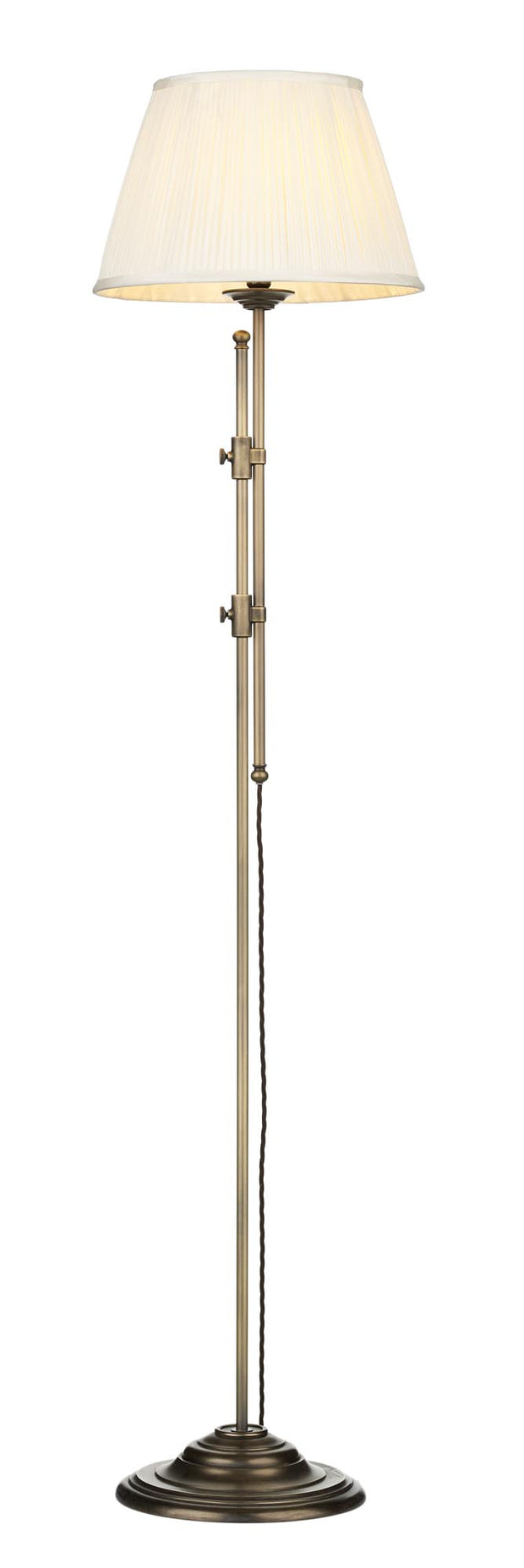 David Hunt Chester CHE4975 Antique Brass Adjustable Floor Lamp - Base Only