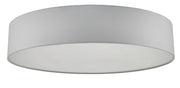 Dar Cierro CIE4815 6 Light Flush Ceiling Light In Ivory With Frosted Diffuser