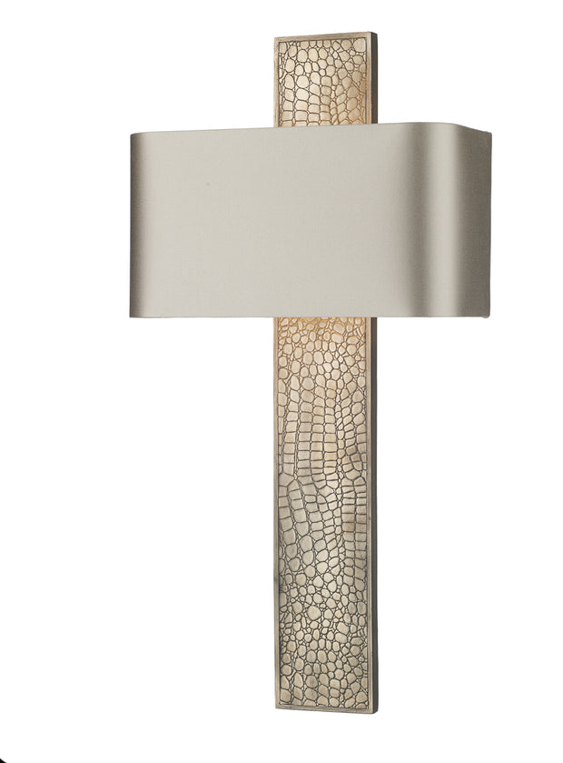 David Hunt Croc Bronze Single Wall Light Complete With Bespoke Shade (Specify Colour) - CRO0763