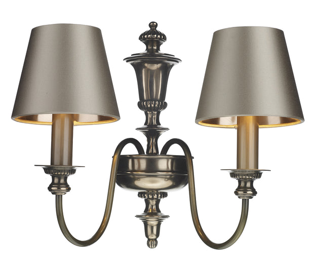 David Hunt Dickens DIC0963 Bronze Double Wall Light - Fitting Only