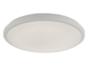 Dar Emmett EMM522 18W LED Medium Flush Ceiling Light In White Acrylic - IP44
