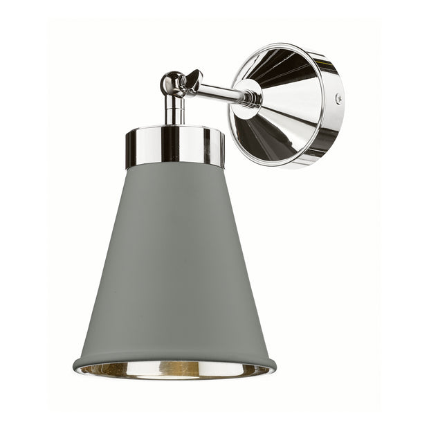 David Hunt Hyde HYD0750-02 Pebble Single Wall Light Complete With Chrome Inner