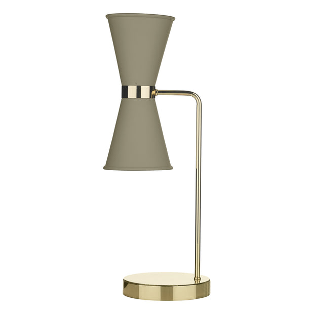 David Hunt Hyde HYD4240-02 Pebble Table Lamp Complete With Brass Inners