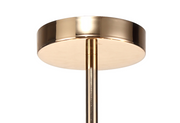 Idolite Alborz French Gold 8 Light Semi Flush Ceiling Light